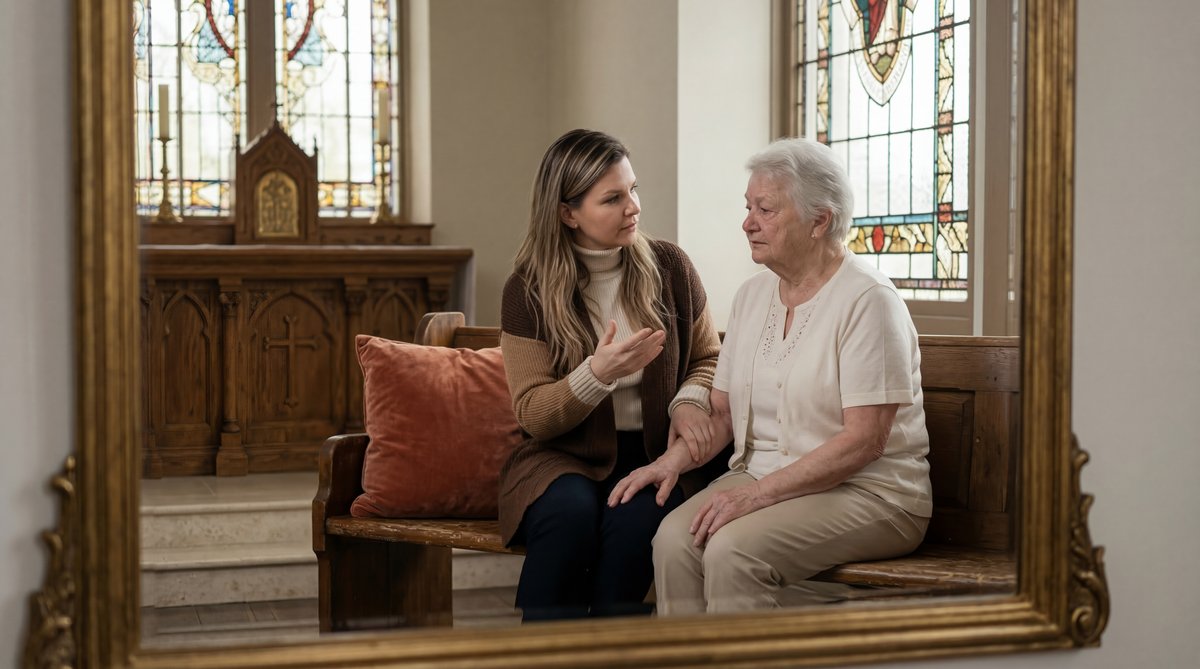 Illustration of a lantern lighting a path, symbolizing medical guidance and supportive care navigation.