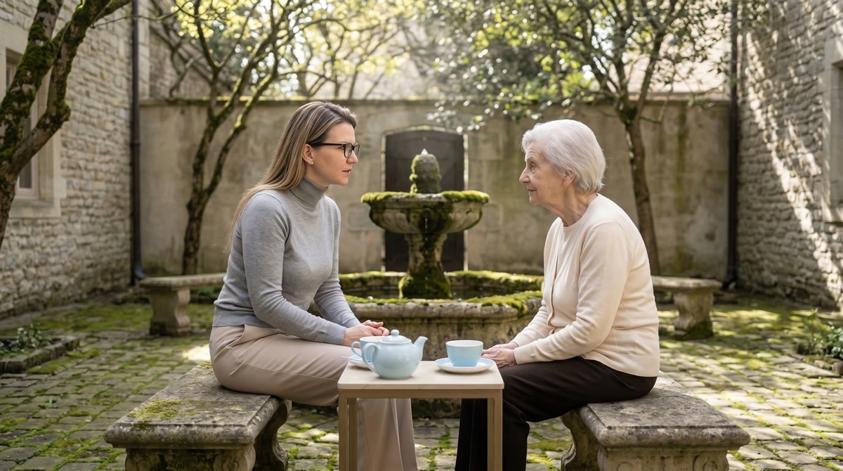 Conceptual illustration of a clear, peaceful roadmap symbolizing clear advance directives